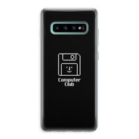 Hello: Samsung Galaxy S10 Plus Transparant Hoesje