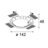 Modular - Recessed ring Ø146