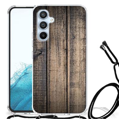 Samsung Galaxy A54 5G Stevig Telefoonhoesje Steigerhout Samsung Galaxy A54 5G Stevig Telefoonhoesje Steigerhout