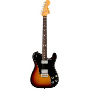 Fender American Professional II Telecaster Deluxe 3-Color Sunburst RW elektrische gitaar met koffer