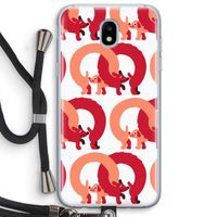 Dogs: Samsung Galaxy J5 (2017) Transparant Hoesje met koord