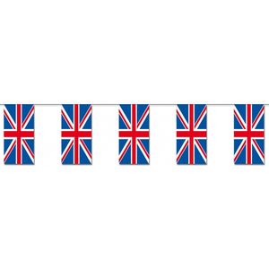 Papieren vlaggenlijn Engeland landen decoratie   -