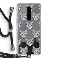 Kitten: OnePlus 8 Transparant Hoesje met koord