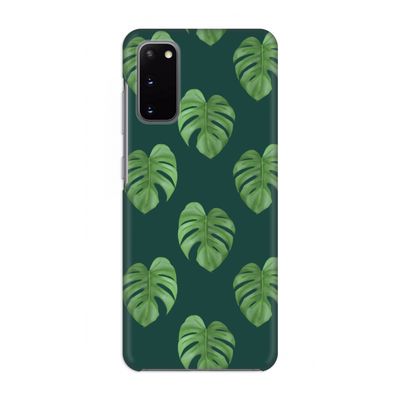 Monstera leaves: Volledig geprint Samsung Galaxy S20 Hoesje