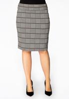 Yoek Skirt PRINCE DE GALLES | Bruin | Maat 46/48 Yoek Skirt PRINCE DE GALLES | Bruin | Maat 46/48