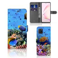 Samsung Note 10 Lite | Telefoonhoesje | Met pasjeshouder | Vissen