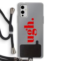 Ugh: OnePlus 9 Transparant Hoesje met koord