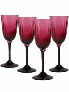 La DoubleJ lot de 4 verres à vin - Violet