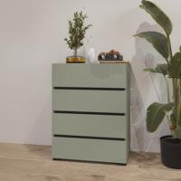 Home365 Ladekast Crotone - 4 lades - Groen