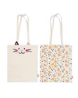 HEMA Canvas Tas Katten