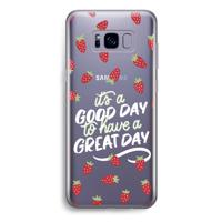 Don’t forget to have a great day: Samsung Galaxy S8 Plus Transparant Hoesje - thumbnail