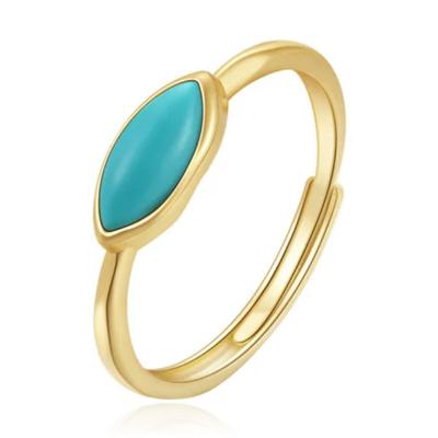 Elenza .925 Zilveren Ring met Turkoois