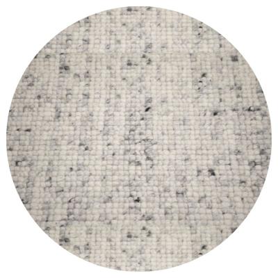 Vloerkleed Mango rond lichtgrijs 20