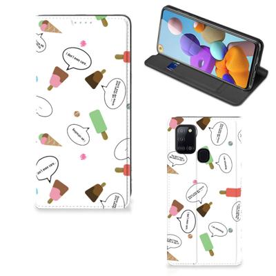 Samsung Galaxy A21s | Flip Style Cover | IJsjes