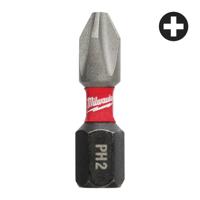 Milwaukee Milwaukee SHOCKWAVE™ IMPACT DUTY schroefbits PH2 x 25 mm VE=2 - 4932430852