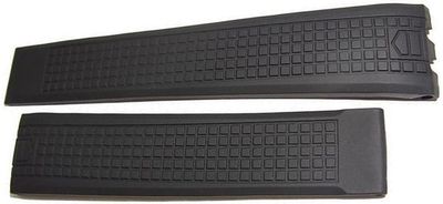 Horlogeband Tag Heuer CAY1110 / CAY1110/0 / BT6061 Rubber Zwart 20mm
