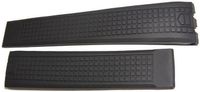 Horlogeband Tag Heuer CAY1110 / CAY1110/0 / BT6061 Rubber Zwart 20mm