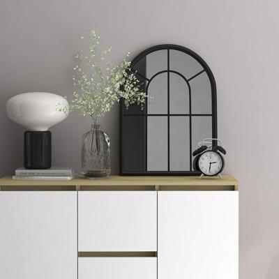 VidaXL Spiegel 60x45 cm ijzer zwart
