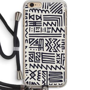 Marrakech print: iPhone 6 PLUS / 6S PLUS Transparant Hoesje met koord
