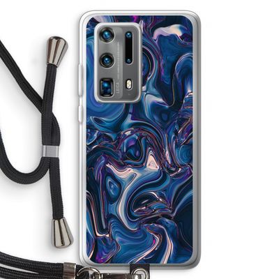Mirrored Mirage: Huawei P40 Pro Plus Transparant Hoesje met koord