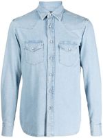 TOM FORD chemise en jean à manches longues - Bleu