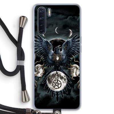 Sinister Wings: Oppo A91 Transparant Hoesje met koord