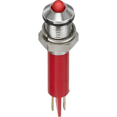 APEM Q6P1CXXR24E LED-signaallamp Rood Opvallend 40 mcd