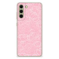 Samsung Galaxy S21FE TPU Case White Flowers