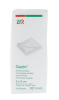 Lohmann & Rauscher Gazin Gaaskompressen 5x5cm