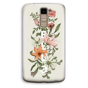 Hello bloemen: LG K10 (2016) Transparant Hoesje