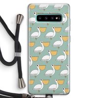 Pelican: Samsung Galaxy S10 Plus Transparant Hoesje met koord