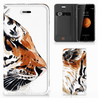 Bookcase iPhone 7 | 8 | SE (2020) | SE (2022) Watercolor Tiger