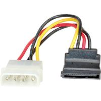 ROLINE stroomadapterkabel 4 pol. / SATA haaks, 0,1 m ROLINE stroomadapterkabel 4 pol. / SATA haaks, 0,1 m