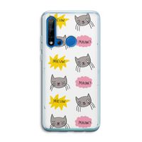 Meow: Huawei P20 Lite (2019) Transparant Hoesje