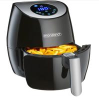 Heteluchtfriteuse Zwart RVS Kunststof 2,6L 1500W