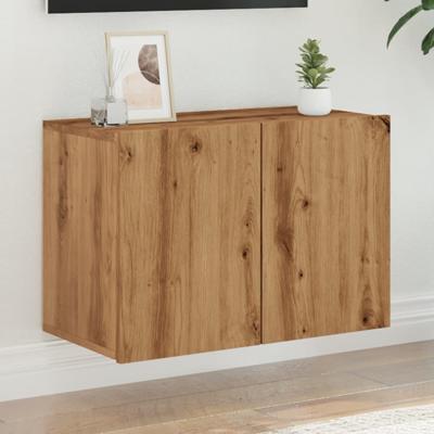 Tv-meubel wandgemonteerd 60x30x41 cm artisanaal eikenkleurig
