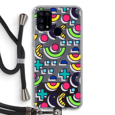 8-bit N°6: Samsung Galaxy M31 Transparant Hoesje met koord