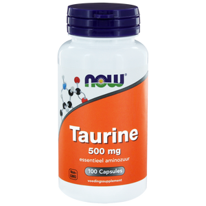 NOW Taurine 500mg Capsules