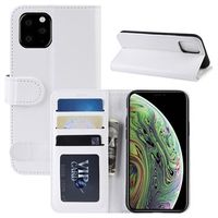iPhone 11 Pro Wallet Case met Standaardfunctie - Wit - thumbnail