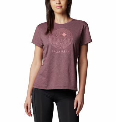 Columbia Sloan Ridge™ Graphic SS T-Shirt Dames Moonvista M