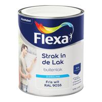 Flexa Strak in de Lak Buitenlak Zijdeglans - Fris Wit - RAL 9016