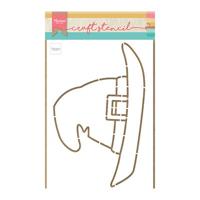Marianne Design • craft stencil witch hat