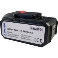 Kunzer 7AWSB04 Gereedschapsaccu 18 V 4000 mAh Li-ion