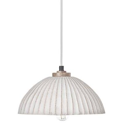 Beliani - COTTICA - Hanglamp - Gebroken wit - Papier-maché
