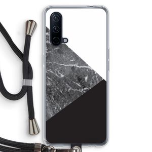 Combinatie marmer: OnePlus Nord CE 5G Transparant Hoesje met koord