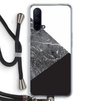 Combinatie marmer: OnePlus Nord CE 5G Transparant Hoesje met koord