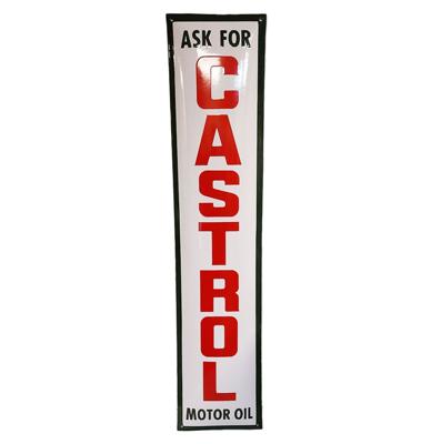 Castrol Motor Oil Emaille Bord - 90 x 20cm