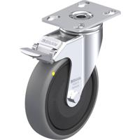 Blickle LKPA-TPA 126KF-FI-ELS Zwenkwiel met rem Wieldiameter: 125 mm Draagvermogen (max.): 80 kg 1 stuk(s)