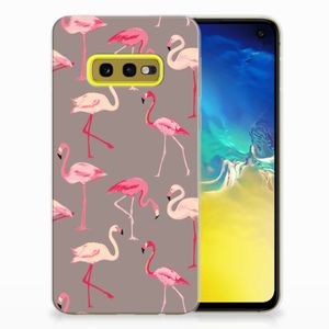 Samsung Galaxy S10e TPU Hoesje Flamingo