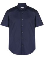 Paul Smith chemise en coton à manches courtes - Bleu